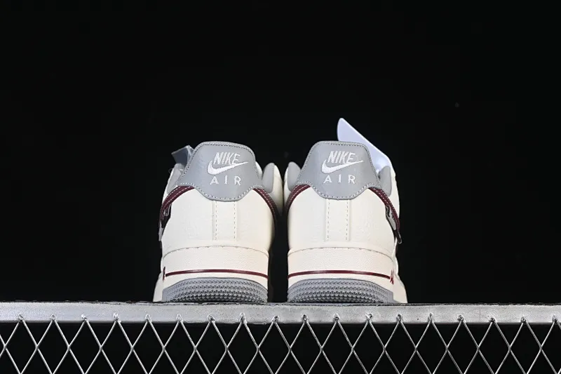 All categories Nk Air Force 1 Air Force series Nk Air Force 1 Low Air Force low-top Nike Air Force 1'07 Low joint beige gray red small double hook Air Force 1 low-top casual sneakers QW5606-268
